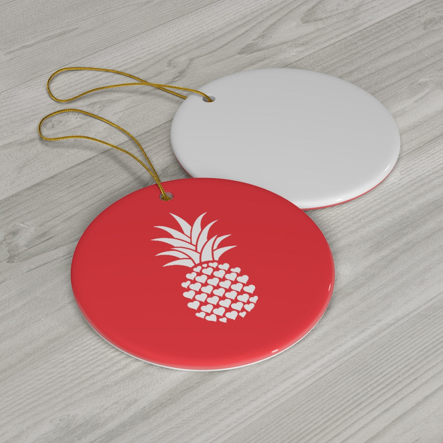 Heart of Pineapple Ornament - Happy Pineapple Co.