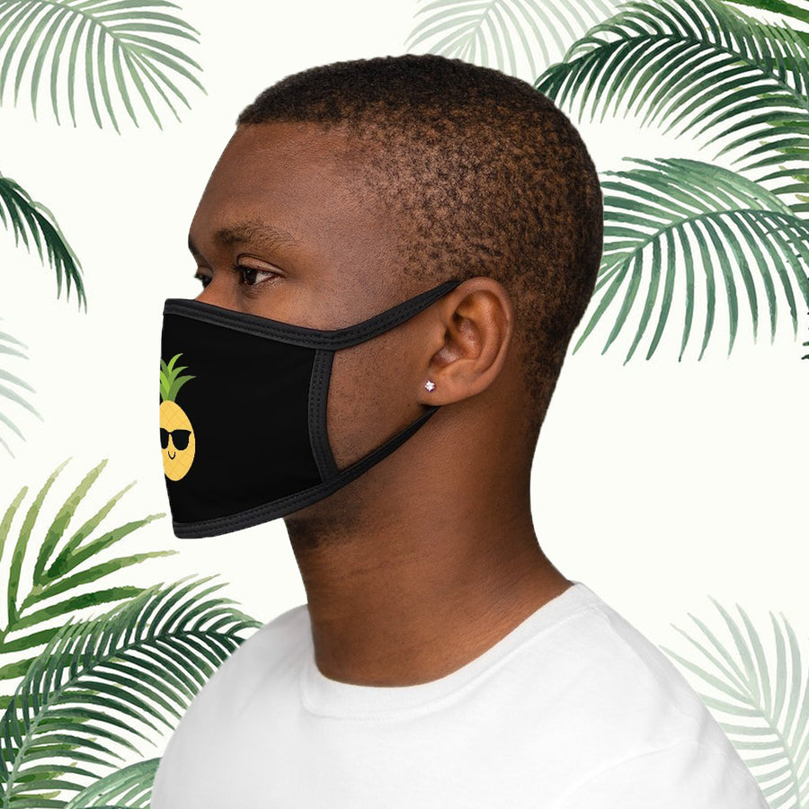 Happy Pineapple Face Mask (Black) - Happy Pineapple Co.