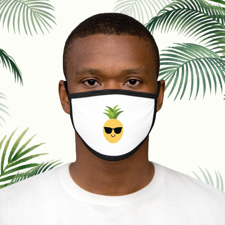 Happy Pineapple Face Mask (White) - Happy Pineapple Co.