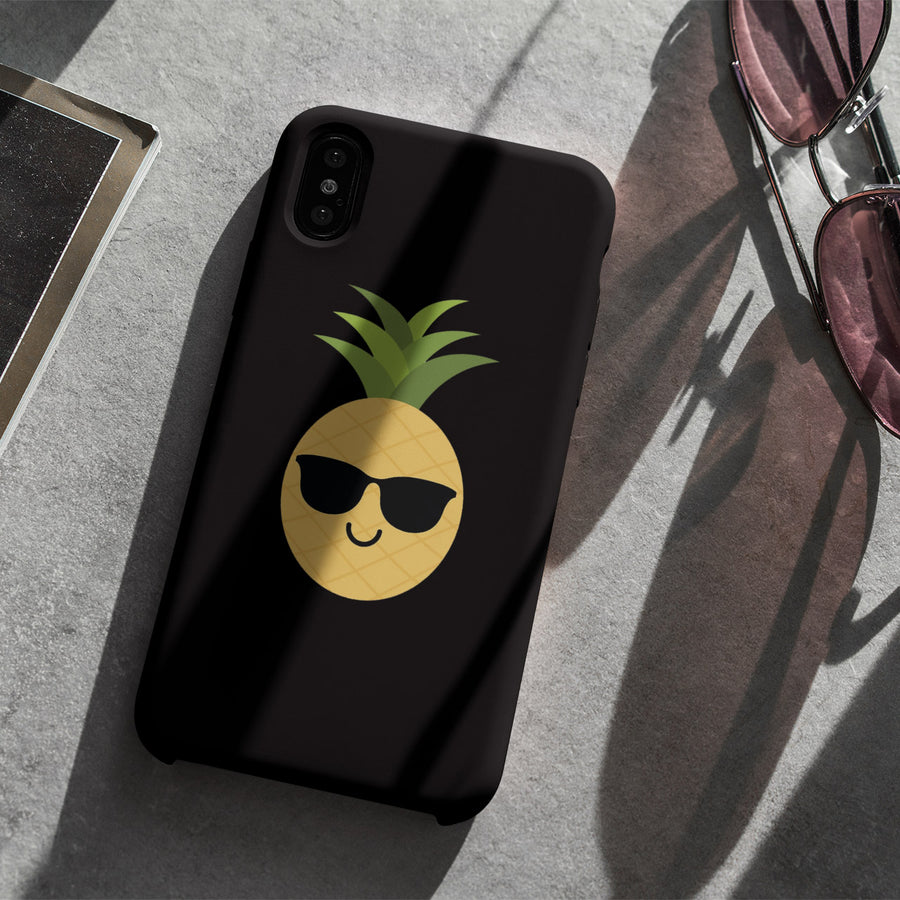 Happy Pineapple Phone Case (Black) - Happy Pineapple Co.