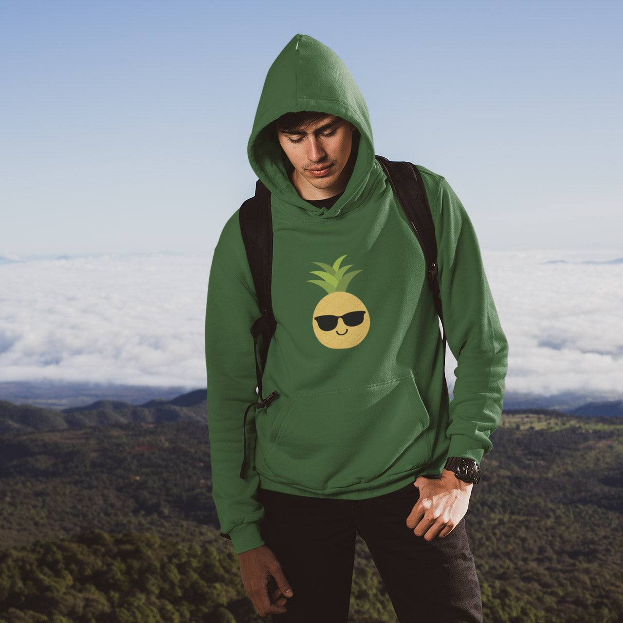 Happy Pineapple Men's Hoodie | Happy Pineapple Co.