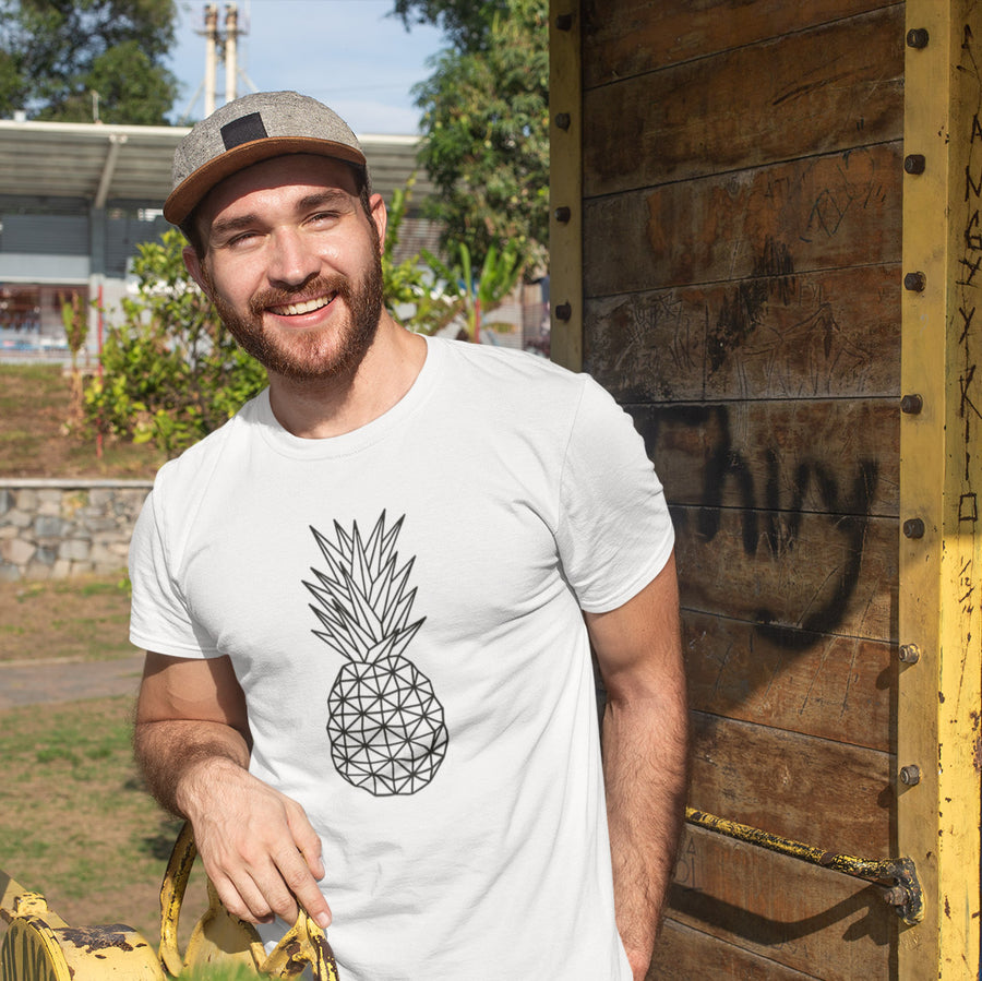 Geometric Pineapple Men's Tee - Happy Pineapple Co.