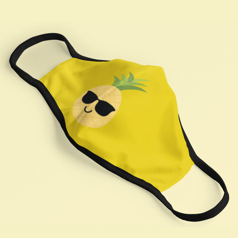 Happy Pineapple Face Mask (Sunshine Yellow) - Happy Pineapple Co.